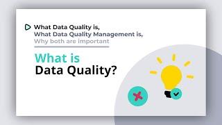 What is Data Quality?