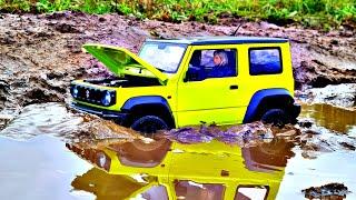 Вот что может SUZUKI JIMNY 4x4 на бездорожье ... Тест новой модели от FMS. RC OFFroad