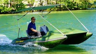 Какой двигатель идеален для рыболовного катамарана | Which engine is ideal for fishing catamaran