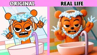 The New Best TikToks of Incredibox Sprunki Animation: Oren the Wolf | Original vs Plush Toys