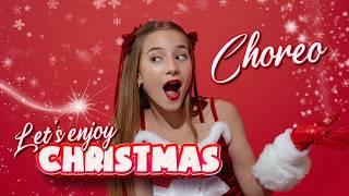 Let's Enjoy Christmas   Learn the Choreo with me #christmasdance #christmassongs #mandycorrente