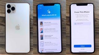 How to erase your iPhone on iOS 18.0.1