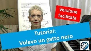 Piano tutorial: Volevo un gatto nero