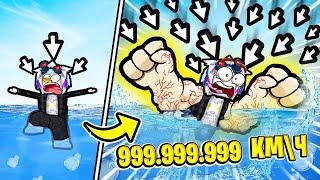 ПОБЕДИЛ САМЫХ БЫСТРЫХ ПЛОВЦОВ В МИРЕ! 999.999.999 КМ\Ч СКОРОСТИ! ROBLOX Swim Race Simulator