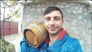 Дубовая бочка, исправляем течь: Oak barrel, leak fix.