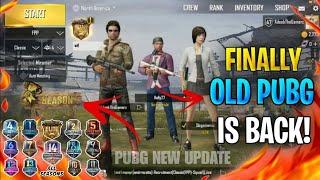  OMG ! OLD PUBG IS BACK  PUBG All Old Season  BGMI Old Memories