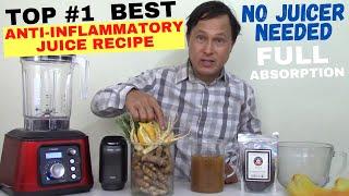 #1 Anti-Inflammatory Drink Juice Recipe No Juicer Needed
