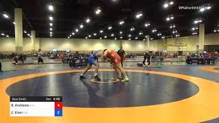 125 Kg Consolation Brian Andrews Wyoming Wrestling Reg Training Ctr Vs Zach Elam Tiger Style Wrest