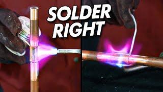 Old School Plumbing Tips for Soldering