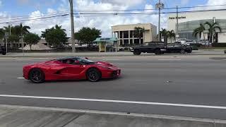 Ferrari LaFerrari acceleration sound in Palm Beach Florida