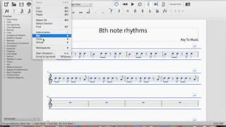 Musescore tutorial 1: How to use Musescore to create a chord or rhythm chart