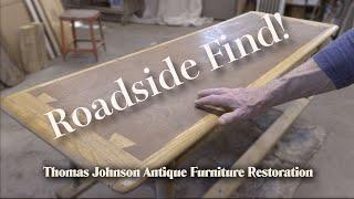 Trash Day Rescue! - Thomas Johnson Antique Furniture Restoration