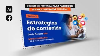 Como hacer un DISEÑO DE BANNER profesional para FACEBOOK en Illustrator || BANNER DESIGN || TUTORIAL