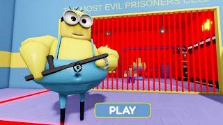 MINIONS BARRY'S PRISON RUN OBBY!! #roblox #scaryobby