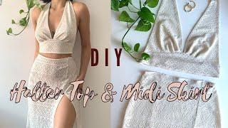 DIY Halter Top & Midi Skirt/ Life Update