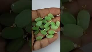 Light Green Tab Beads www.Prisara.com 8951212424