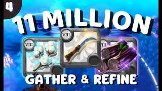 T8 GATHERING WILL MAKE YOU RICH - GATHER & REFINE: 100 HOUR SERIES | ALBION ONLINE
