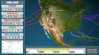 Animated Map Shows History Of Immigration To The US