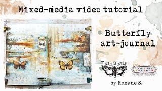 Butterfly Art Journal by Roxane S