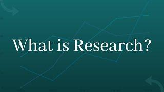 What is Research?