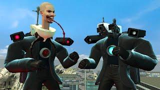 SKIBIDI CAMERAMAN CONTROLLER-CRABS BOSSES VS CAMERAMAN/PROJECTORMAN/SPEAKERMAN ARMY In Garry's Mod!