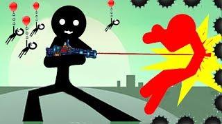 STICKMAN DESTRUCTION - Walkthrough Gameplay Part 3 (Stickman Destruction Warrior Games)