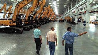 Inside one of the USAs LARGEST Excavator Factories - SANY, GA