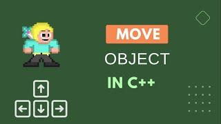 How to move an object with arrow keys | C++ Object Movement | C++ Graphics