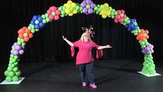 Balloon Arch in a Flower Pattern ~ DIY Tutorial