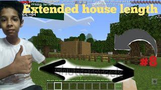 Extending my house length for farming#minecraftgameplay#8//Royal Gaming Platform\\