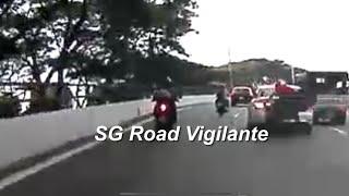 22nov2024 pie motorcyclist rear ended audi on lane 3 of the expressway