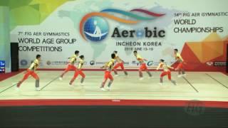 China  (CHN) - 2016 Aerobic Worlds, Incheon (KOR) - Qualifications Dance