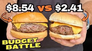 Budget Burger BATTLE -Cheap vs Expensive Burger -- Does it REALLY Matter?