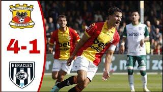 Go Ahead Eagles vs Heracles (4-1), All Goals Results/Highlights Mats Deijl Goal, Finn Stokkers Goal