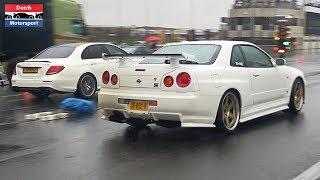 Modified Cars at Wet Drag Race! - 700HP R34 GTR, 800HP RENNtech E63S, 1200HP GTR, 650HP RS3,...