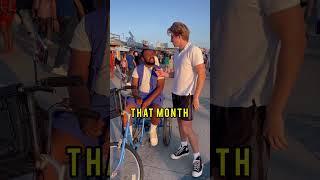 He Makes $30,000/MONTH selling Drinks on Venice Beach#shorts