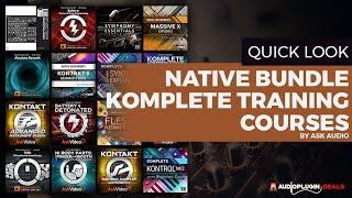 Native Instruments KOMPLETE TRAINING COURSES BUNDLE by Ask Audio Academy GET  80% OFF