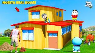 Shinchan & Franklin Build Nobita Real House in Gta 5