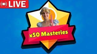 LIVE - Completing 50 Masteries in 1 Day