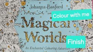 Part 2 - Colour with me in Johanna Basford's 'Magical Worlds' - Candy Land #coloursmakemehappy