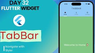 Flutter TabBar Tutorial || How to Build a Custom TabBar in Flutter || Flutter TabBar Widget!