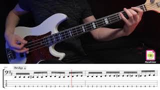 Guns N' Roses - Welcome To The Jungle Standard Tuning Bass Cover | Tabs & Sheet Music