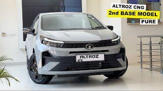 *2nd Base Model* New Tata Altroz Pure CNG | All Features | 8.79 Lakh - Review