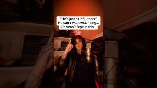 “Influencers CANT sing” oh yeah? Explain THIS 🫢 #emo #singing #singer #sing #rock #rockmusic #tx2