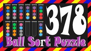 Ball Sort Puzzle Level 378 No Extra TubesGame Walkthrough