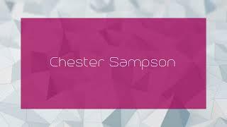 Chester Sampson - appearance