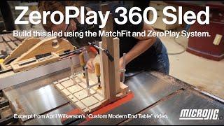 Build this Versatile ZeroPlay 360 Sled for your shop! (Video by April Wilkerson)