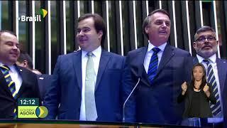 Presidente Jair Bolsonaro participa de sessão solene da Câmara dos Deputados