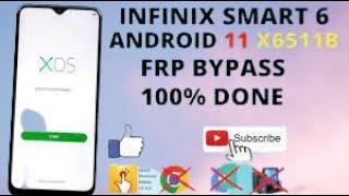 Infinix Smart 6 HD (X6512) FRP Bypass Android 11 Update Infinix unlock google account lock without P