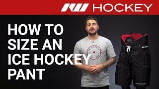 How to Size an Ice Hockey Pant